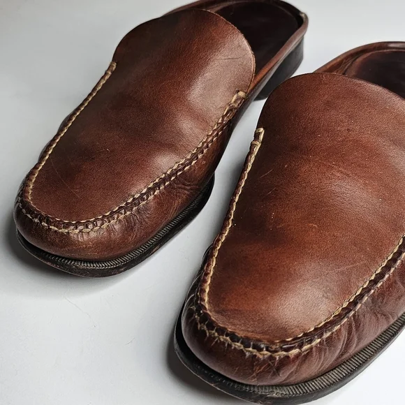 Cole Haan Vintage Country Womens Size 10.5 Backless Slip on Loafers Shoes - Picture 13 of 15